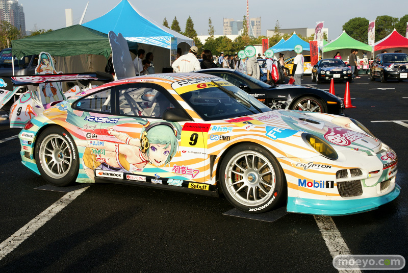 Illustration for article titled A Thousand Cars, Covered In Otaku Stickers